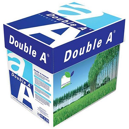 Double A A4 Premium Multifunctional Copier Paper / White / 80gsm / Box (2500 Sheets)