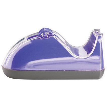 Rexel JOY Desktop Tape Dispenser with Weighted Base / Capacity: W19mmxL33m / Perfect Purple