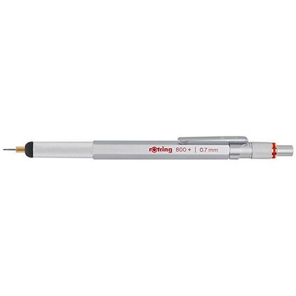 Rotring 800 Mechanical Pencil / Stylus Tip 0.7mm / Silver