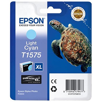 Epson T1575 XL Light Cyan Inkjet Cartridge