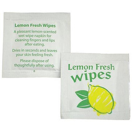 Handy Freshener Lemon Wipes / Pack of 1000