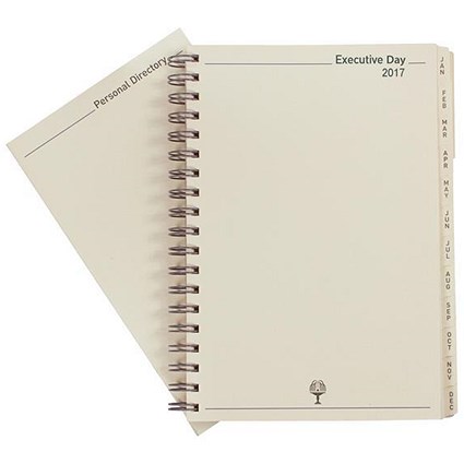 Collins 2017 Elite Executive Business / Day To a Page / Refill / 264 x 164mm
