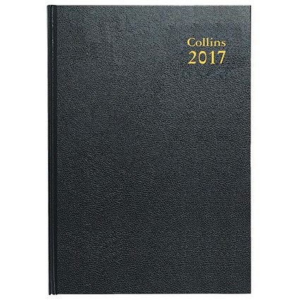 Collins 2017 Diary / Week To View / A5 / Black