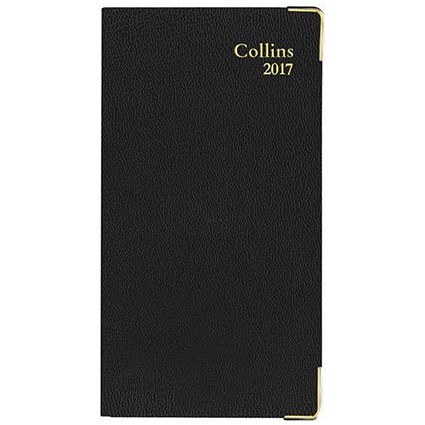 Collins Slim Pocket Diary / Month To View / 152 x 80mm / Black