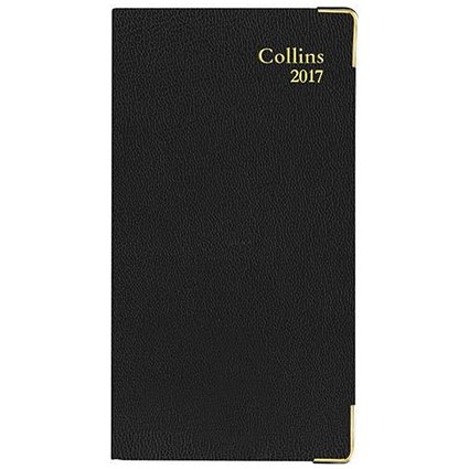 Collins Slim Pocket Diary / Weekly Notes / 152 x 80mm / Black