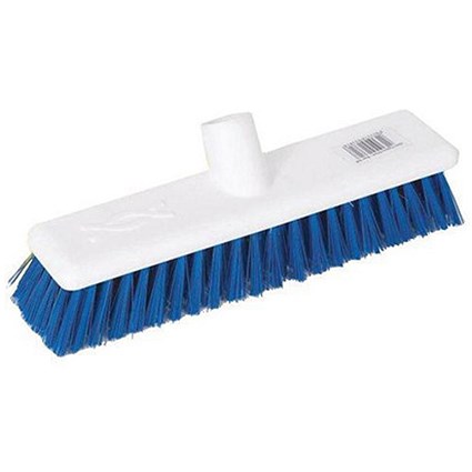 Scott Young Research Hygiene Hard Broom, 12 inch, Blue