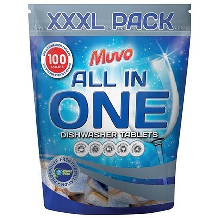Muvo Original Dishwasher Tablets - Pack of 100