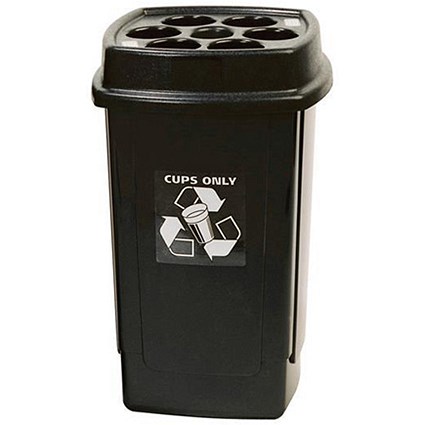 Disposable Cup Bin - Charcoal