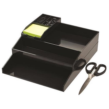 Avery ColorStak Office Desk Set - Black