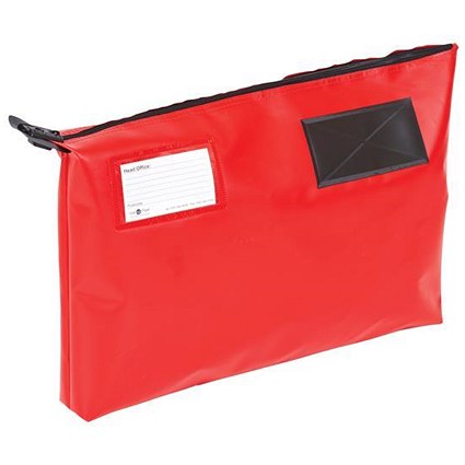 A3 Mailing Pouch with Gusset / 470 x 336 x 76mm / Red