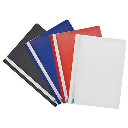 Elba A4+ Report File / Capacity: 160 Sheets / Assorted / Pack of 25