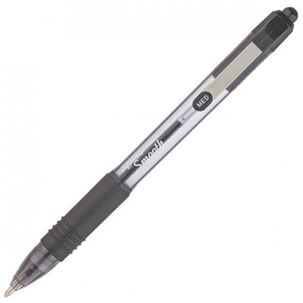Zebra Z-Grip Smooth Ballpoint Pens / Black / Pack of 12