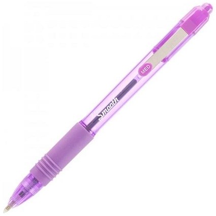 Zebra Z-Grip Smooth Ballpoint Pens / Violet / Pack of 12