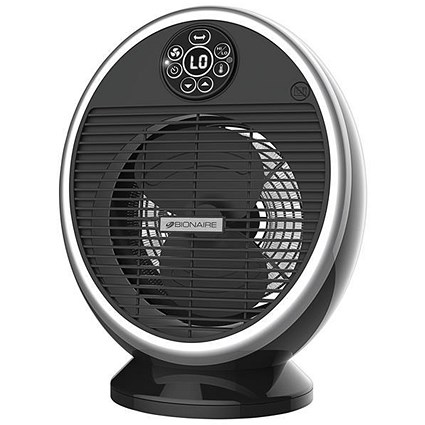 Bionaire Digital Oscillating Fan Heater with 2 Heat Settings & Fan-only Setting