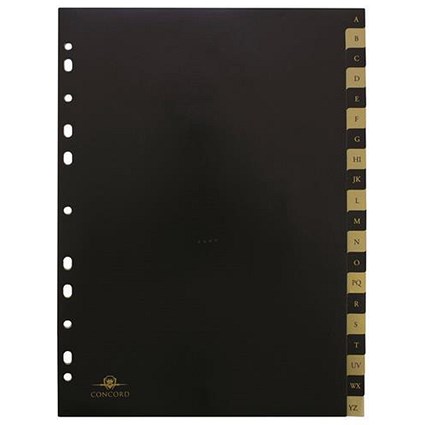 Concord Noir A-Z Index - Pack of 10