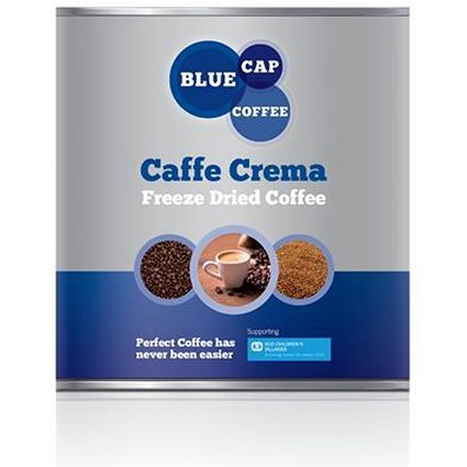 Blue Cap Organic Freeze - Dried Instant Coffee Granules - 500g Tin