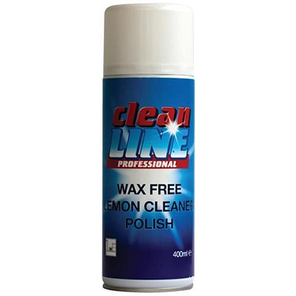 Cleanline Furniture Polish / Wax Free / Spray / 400ml / Pack of 2