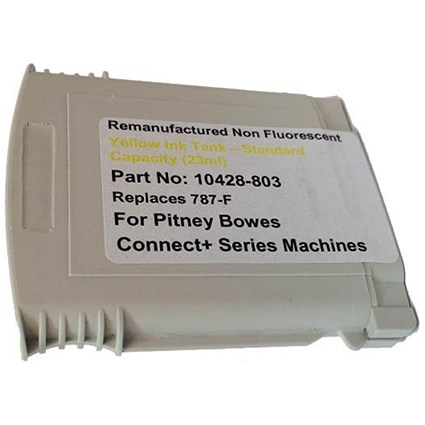 Totalpost Compatible Yellow Franking Inkjet Cartridge for Pitney Bowes ConnectPlus Series