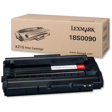 Lexmark X215 Black Print Cartridge (18S0090)