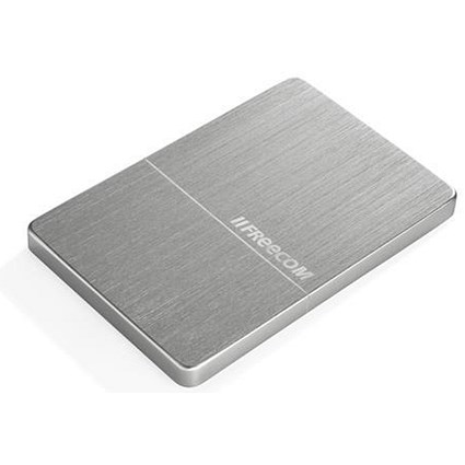 Freecom Mobile Hard Drive, 2TB, Silver