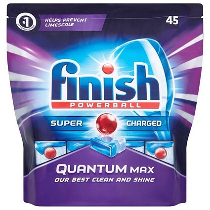 Finish Quantum Max Dishwasher Tablets - Pack of 45