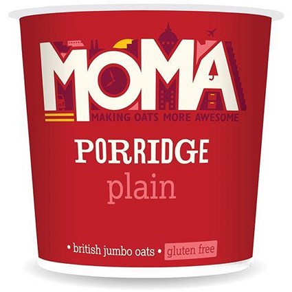 Moma Plain Porridge Pot / Gluten Free / Pack of 12