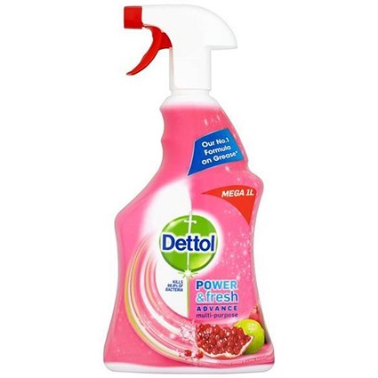 Dettol Power Fresh Cleaner, Antibacterial, Pomegranate, 1 Litre