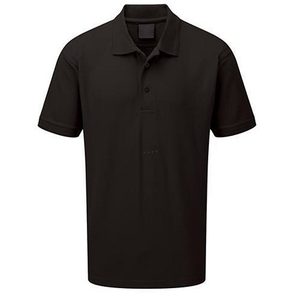 Polo Shirt Classic Polycotton / Black / Small