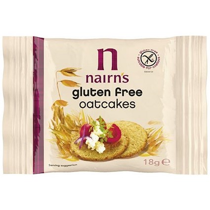 Nairns Gluten Free Oat Cakes - 60 x 18g Packs