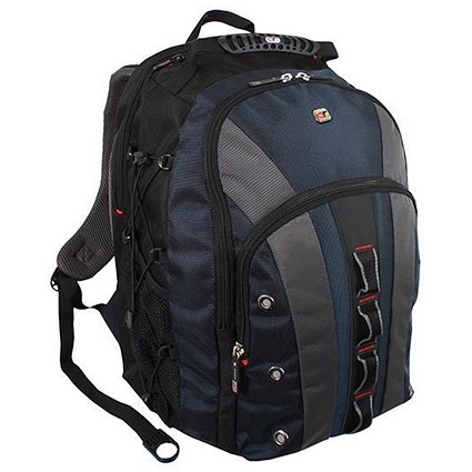 Gino Ferrari Seris 16inch Laptop Backpack with iPad/Tablet Pocket Black
