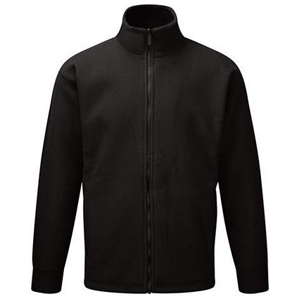 Basic Fleece Jacket / Black / XXXXL