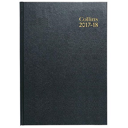 Collins 2017-2018 Academic Diary / Week to View / 18 Months / A5 / Black