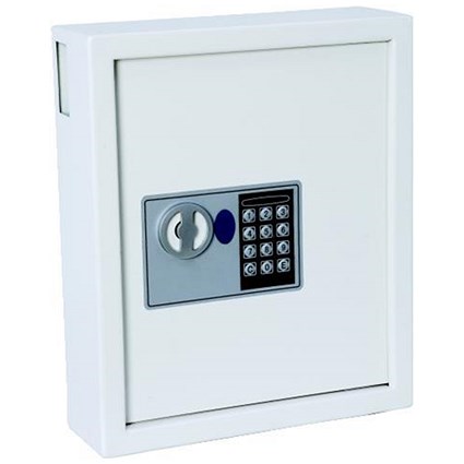 Electric Key Safe Programmable Lock Wall Mounted with Fixing Kit 60 Keys 9kg