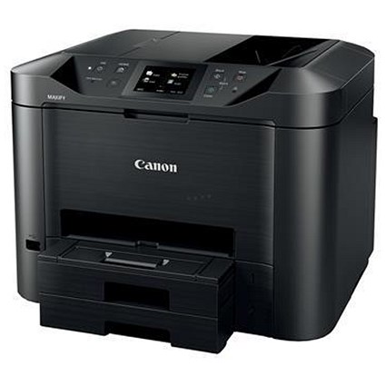 Canon Maxify MB5455 Colour Inkjet Multifunction Printer WiFi 15ipm Black Ref 0971C028AA