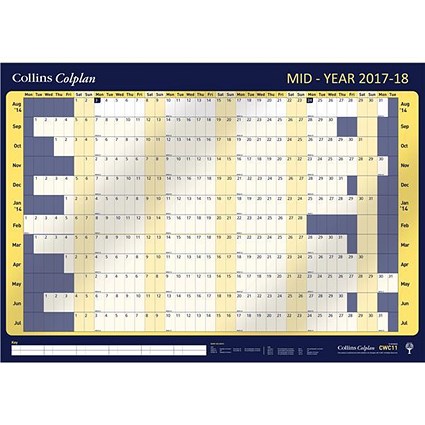 Collins 2017/18 Mid Year Planner 2018
