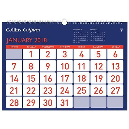 Collins 2018 Easyview Calendar