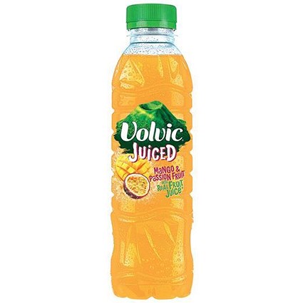 Volvic Juiced Bottle Mango & Passionfruit - 12 x 500ml