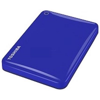 Toshiba Canvio Connect II Hard Drive / USB 3.0 and 2.0 / 1TB / Blue