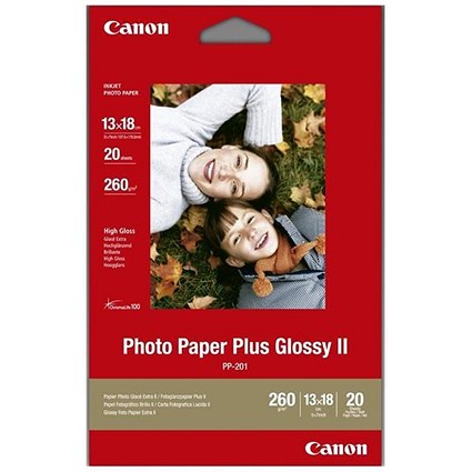 Canon Glossy Photo Paper / 130 x 180mm / 260gsm / White / 20 Sheets