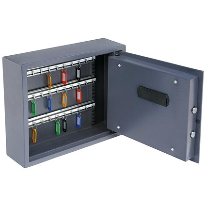 High Security Key Safe, Electronic Key Pad, 30 Key Capacity, 30mm Double Bolt Locking