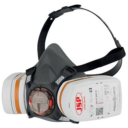 JSP Force8 Half Mask, Twin Cartridge, 4-point Harness, A2P3
