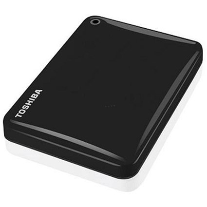 Toshiba Canvio Advance Hard Drive / USB 3.0 and 2.0 / 3TB / Black