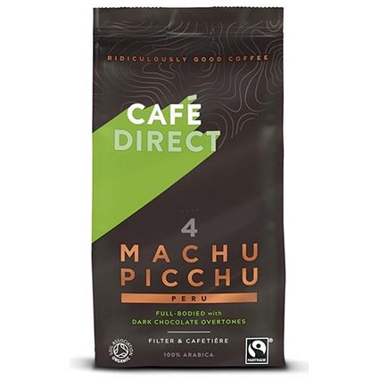 Cafe Direct Machu Picchu Peru Fairtrade Roast and Ground Coffee - 227g