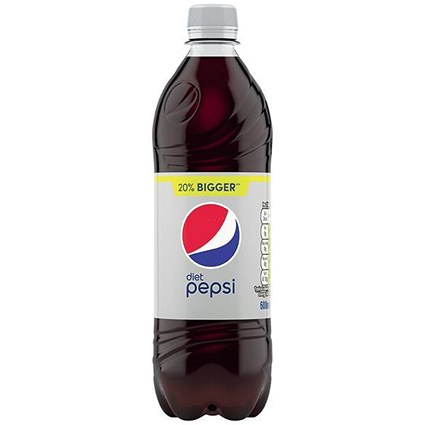 Diet Pepsi - 24 x 600ml Bottles