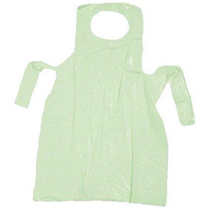 Aprons On Roll, Polythene, Small, Green, Roll of 200