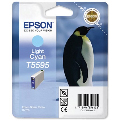 Epson T5595 Light Cyan Inkjet Cartridge