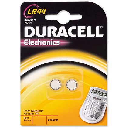 Duracell Alkaline Battery for Calculator or Pager / 1.5V / Pack of 2