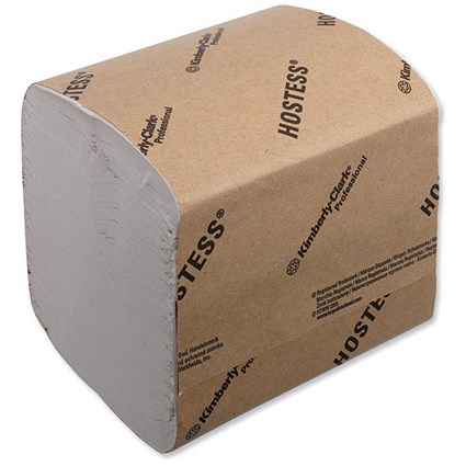 Hostess Recycled and Biodegradable Toilet Tissue - 36 Sleeves of 520 Sheets