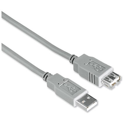 USB Extension Cable A Male Plug to A Female Jack / Quality Shielded / UL Style / 1.8m