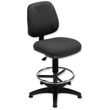 Trexus Intro Medium Back High Rise Chair - Charcoal